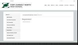 
							         Registration - Fort Zumwalt North High School								  
							    