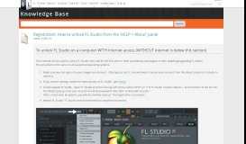 
							         Registration: How to unlock FL Studio from the 'HELP > About ...								  
							    