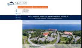 
							         Registration Information - Clinton Community College								  
							    