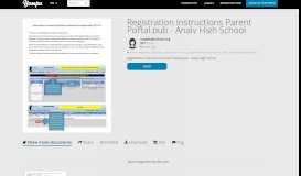 
							         Registration Instructions Parent Portal.pub - Analy High School - Yumpu								  
							    