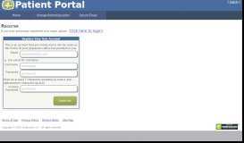 
							         Registration Page - Patient Portal - Systemedx								  
							    