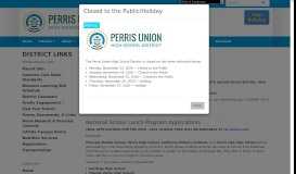 
							         Registration | Perris Union High School District								  
							    