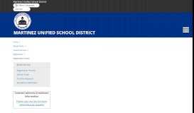 
							         Registration Process - Martinez Unified School District								  
							    