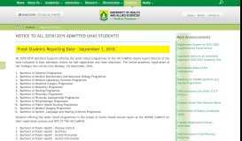 
							         Registration Process - University of Health and Allied Sciences								  
							    