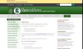 
							         Registration | Shenendehowa Central Schools								  
							    