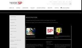 
							         Registration - Singapore Polytechnic								  
							    