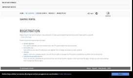 
							         Registration - Suntrol Portal								  
							    