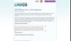 
							         Registration Terms | LINECo								  
							    