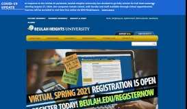 
							         Registration Validation Agreement - Beulah Heights University								  
							    