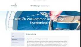 
							         Registrieren - Rheingas Kundenlogin								  
							    