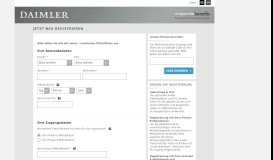 
							         Registrierung - Daimler AG								  
							    