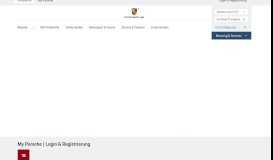 
							         Registrierung und Login Ihrer Porsche ID | Porsche ... - My Porsche								  
							    
