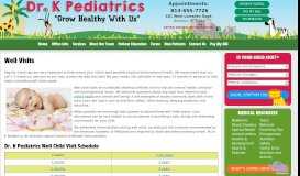 
							         Regular check-ups Appointment | Dr. K Pediatrics, Brandon FL								  
							    