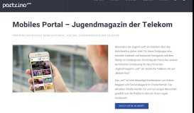 
							         reif - Mobiles Portal für das Jugendmagazin der Telekom - portrino ...								  
							    
