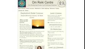 
							         Reiki Courses in Daylesford, All Reiki Levels ... - Om Reiki Melbourne								  
							    