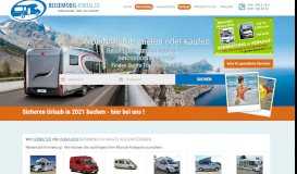 
							         Reisemobile - Wohnmobile mieten in Deutschland | Südeuropa ...								  
							    