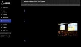 
							         Relationship with Suppliers | Aisin Seiki Global Website								  
							    