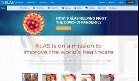 
							         RelayHealth - KLAS Research								  
							    
