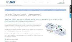 
							         ReliaTel Avaya UC Management and Monitoring - Tone Software								  
							    