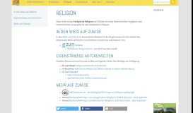 
							         Religion | Zentrale für Unterrichtsmedien im Internet e.V. (ZUM.de)								  
							    