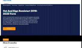 
							         Remistart 2016-2019 form - Fill Out and Sign Printable PDF ...								  
							    