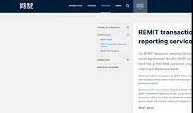 
							         REMIT transaction reporting service | Nord Pool								  
							    