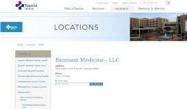 
							         Remnant Medicine - LLC 1805 Station Drive, Prattville, Alabama (AL ...								  
							    