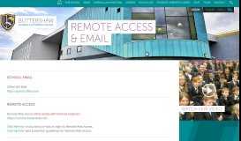 
							         Remote Access & Email - Buttershaw								  
							    