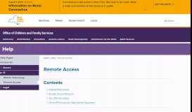 
							         Remote Access | Help | OCFS - NY.gov								  
							    
