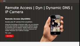 
							         Remote Access IP Camera - Dyn								  
							    