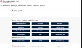 
							         Remote Access | Medical City Healthcare Provider Resources								  
							    