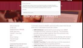 
							         Remote Access Services | ANSER								  
							    
