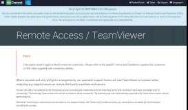 
							         Remote Access / TeamViewer - Go Connect CRM								  
							    