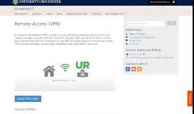 
							         Remote Access (VPN) - University IT								  
							    