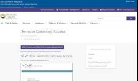
							         Remote Gateway Access | Las Palmas Del Sol Healthcare								  
							    