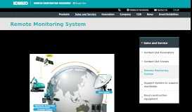 
							         Remote Monitoring System | Kobelco Construction Machinery ...								  
							    