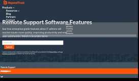 
							         Remote Support Software Features | BeyondTrust								  
							    