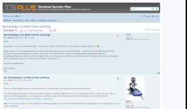
							         RemoteApp via Web Portal settings - Terminal Service Plus								  
							    