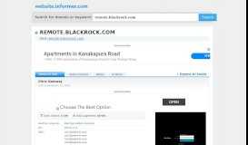 
							         remote.blackrock.com at WI. Citrix Gateway - Website Informer								  
							    