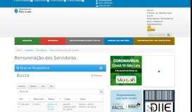 
							         Remuneração dos Servidores - Portal da Transparência de São Luís								  
							    