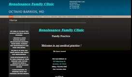 
							         RENAISSANCE FAMILY CLINIC - Home								  
							    