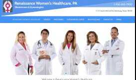 
							         Renaissance Women's Healthcare								  
							    