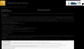 
							         RENAULT B2B Portal - RENAULT Supplier Portal								  
							    