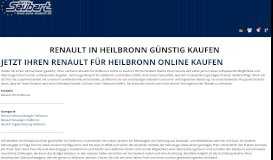 
							         Renault in Heilbronn günstig kaufen | Lieferservice Heilbronn								  
							    