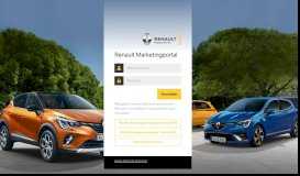 
							         Renault Marketing Portal								  
							    
