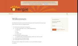 
							         renergie Pool Portal | Portal der Direktvermarktungsgemeinschaft des ...								  
							    