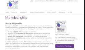 
							         Renew Membership - Society for the Study of Reproduction								  
							    