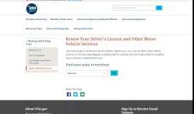 
							         Renew Your Driver's License | USAGov								  
							    