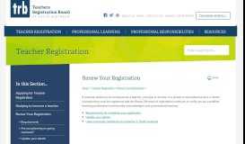 
							         Renew Your Registration - Teachers Registration Board of South ...								  
							    