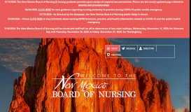 
							         Renewal - New Mexico Board of Nursing								  
							    